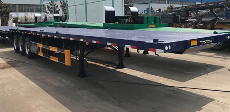 3 Axle Flabted Semi Trailer Shipping to East Africa