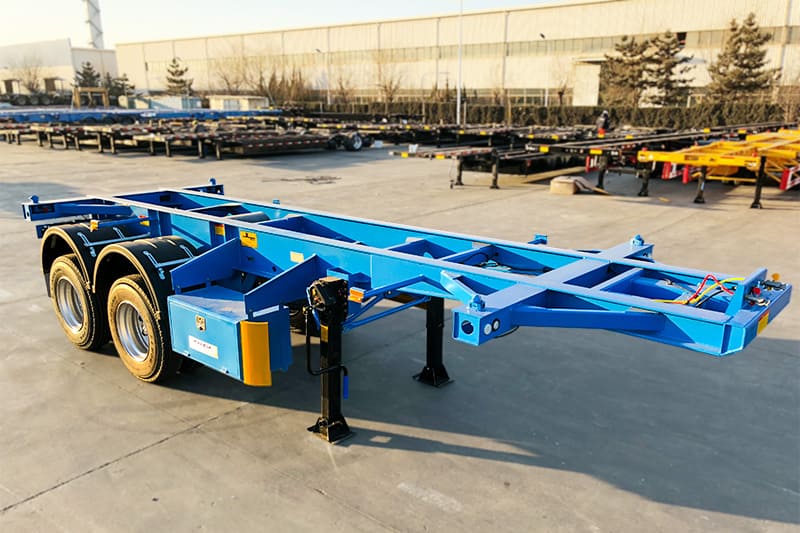 20ft container chassis trailer